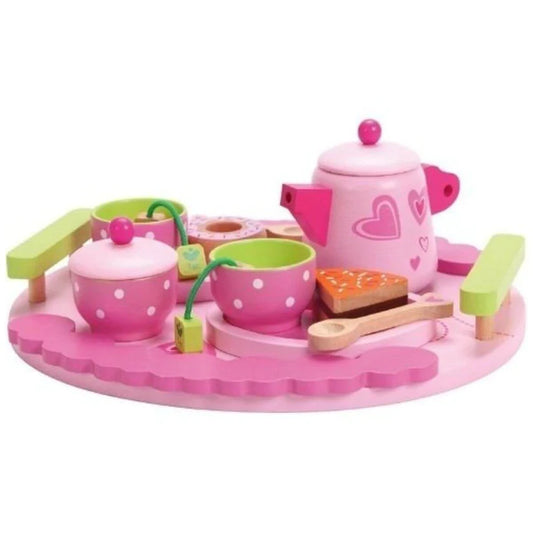 Set de té rosa